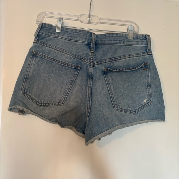 Madewell Blue Distressed Jean Shorts - Picture 4 of 4